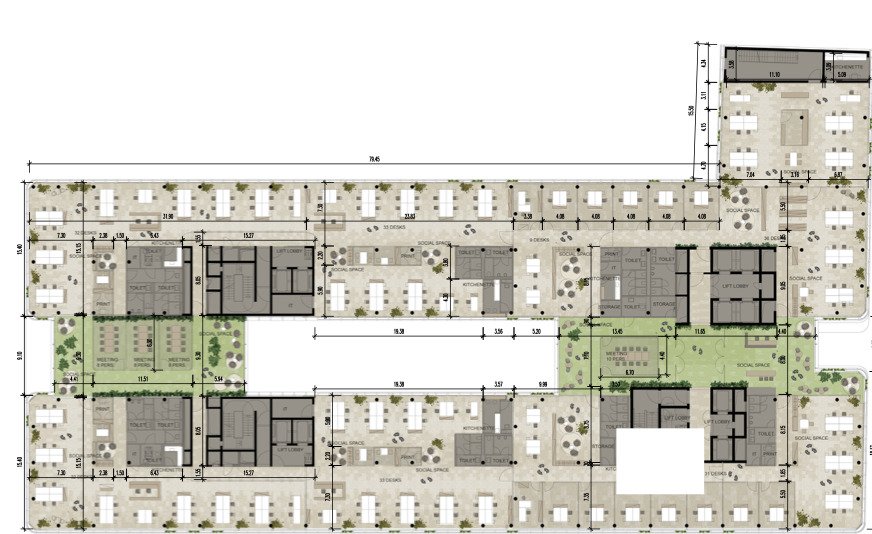 Musterplanung 4.Obergeschoss