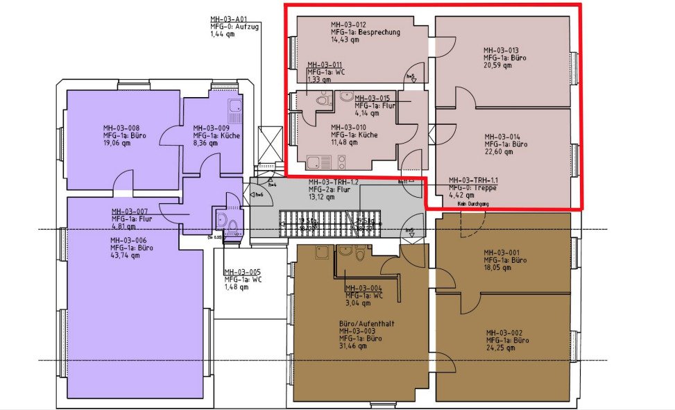 3.Obergeschoss ca. 75 m² 