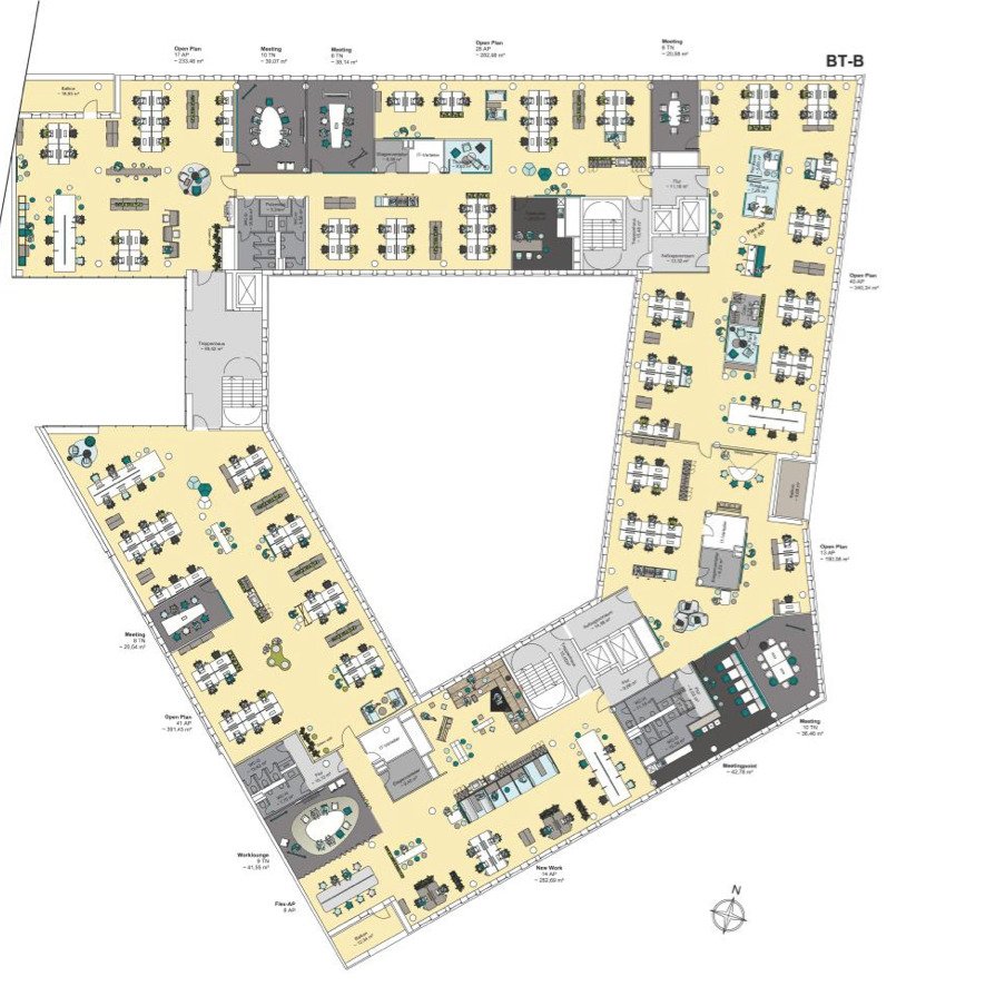 Raumplanung 5.Obergeschoss