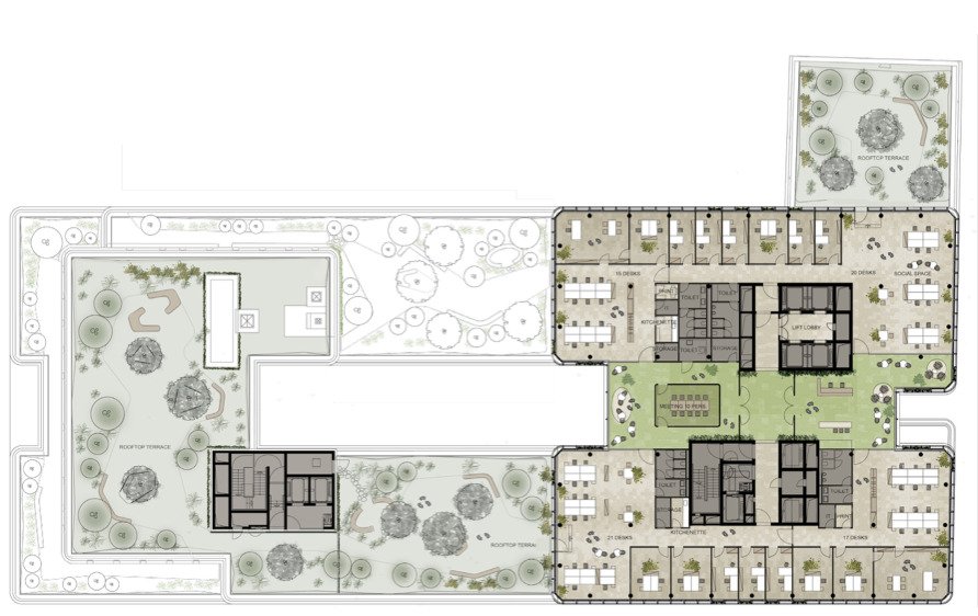 Musterplanung 7.Obergeschoss