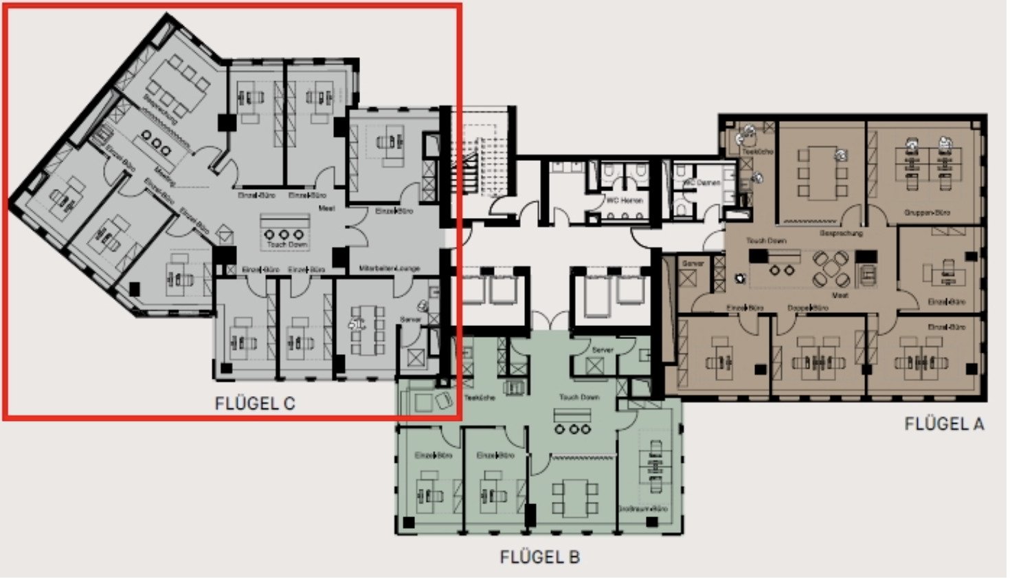 3.Obergeschoss ca. 261 m² 