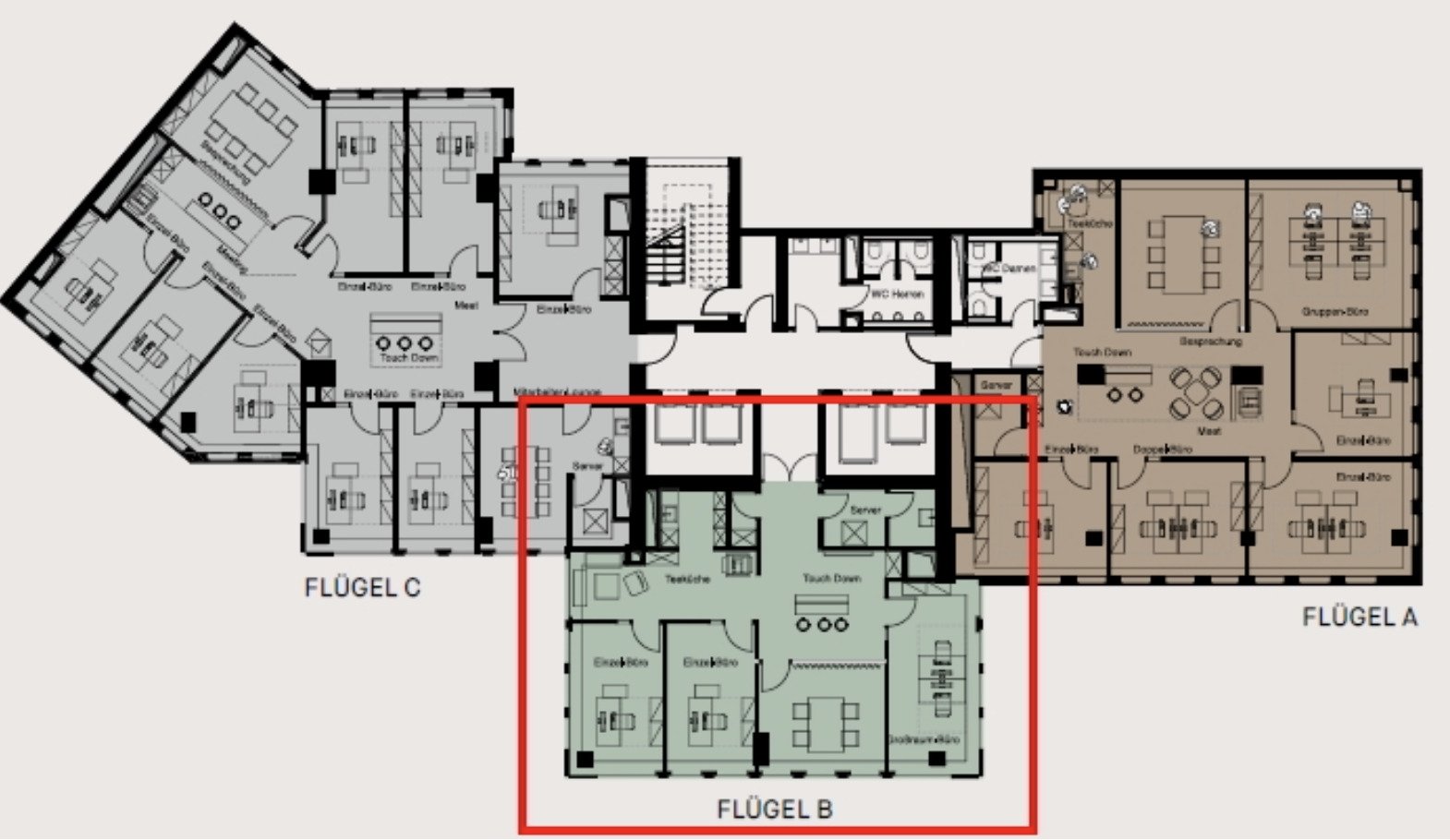 3.Obergeschoss ca. 129 m² 