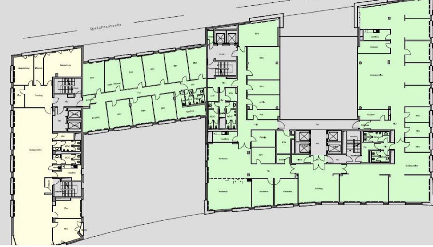 3.Obergeschoss ca. 395 m² 