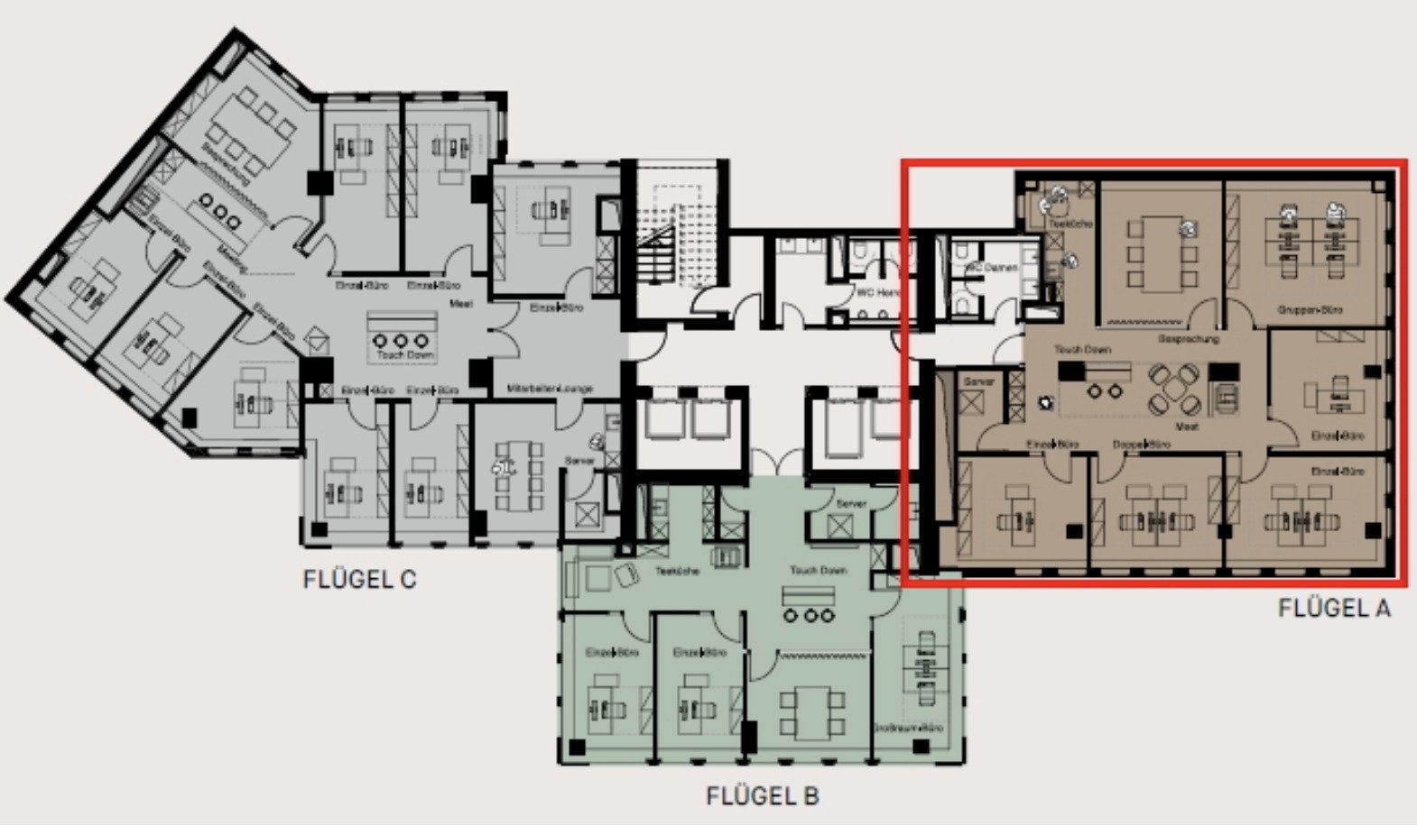 3.Obergeschoss ca. 211 m² 